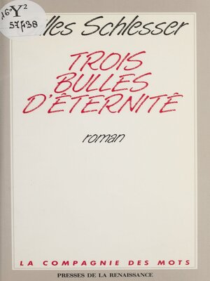 cover image of Trois bulles d'éternité